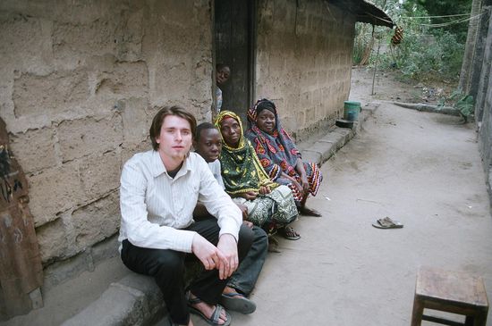 Hausbesuch. Willkommen Bleichgesicht!