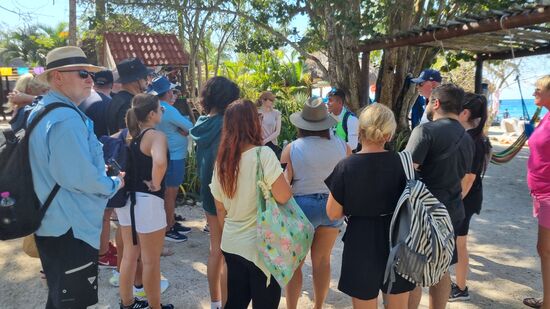 Erster Halt am Meer...