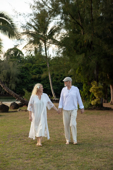 Silberhochzeit am Strand...
