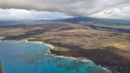 Anflug auf Big Island