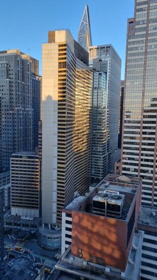 Blick aus dem Hotel...