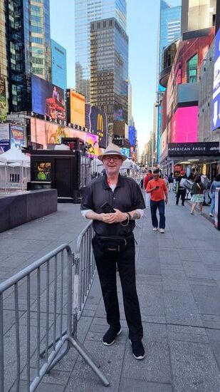 Morgens am Times Square