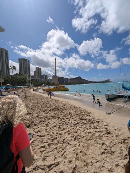 Waikiki Beach. Völlig überbewertet....