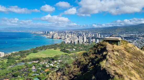 Honolulu von oben