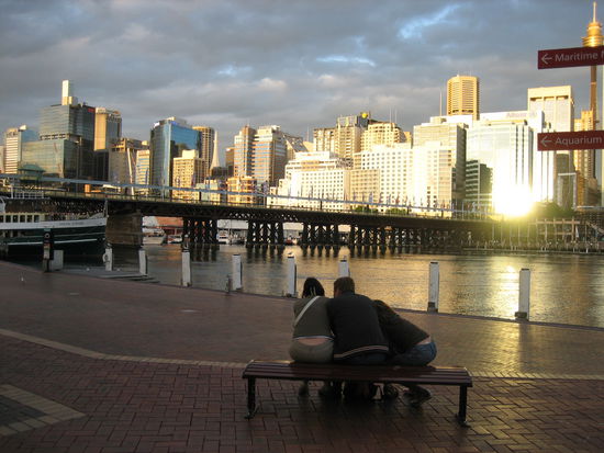 Darling Habour im Abendlicht