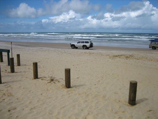 Autobahn am Strand