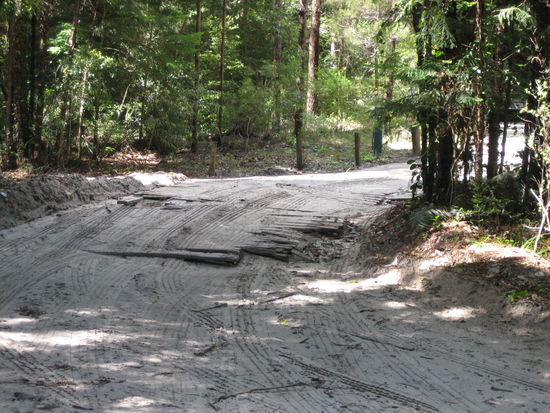 Normale Straße auf Fraser Island