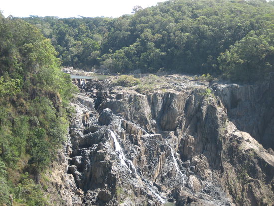Barron Falls - fast ohne Wasser...