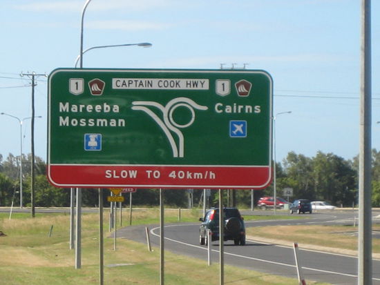 Nur eines der verwirrenden Verkehrsschilder in Australien...