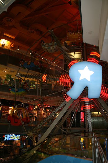 Riesenrad im Kaufhaus