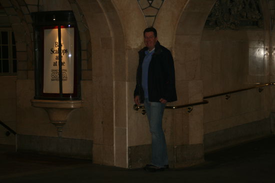 Die "Flüster-Ecke" vor der Oyster-Bar