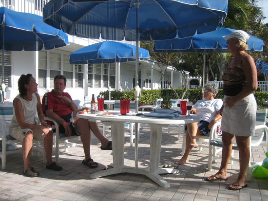 In der Appartment-Anlage von Jan und Ken