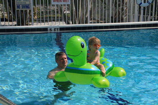 Sie wirft die Kröte nicht ab.....