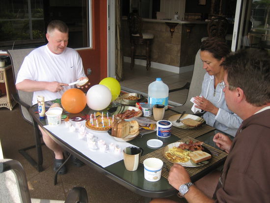 Geburtstagsfrühstück