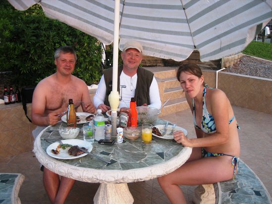 Wir sind auch ohne Fisch satt geworden!