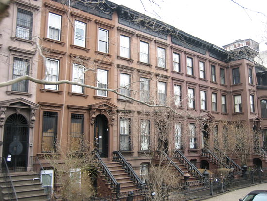 Die einzigen schönen Häuser dort