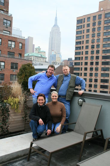 Auf der Dachterrasse unseres Hotels