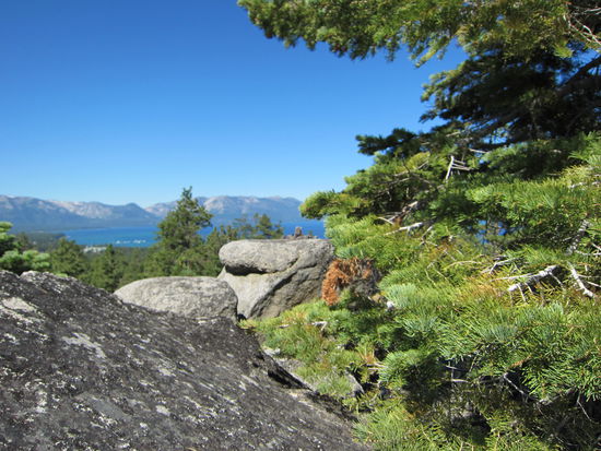 Ein wunderschöner Blick auf den Lake Tahoe