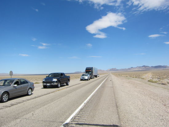 Stau in der Wüste...