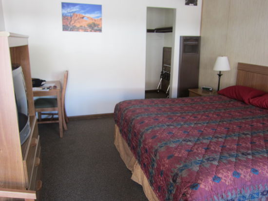 Inca Inn Moab, das zweitschlechteste Hotel auf unserer Reise