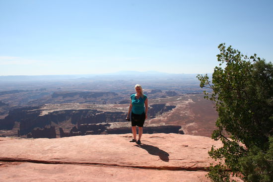Näher durfte ich nicht an den Abgrund dran...