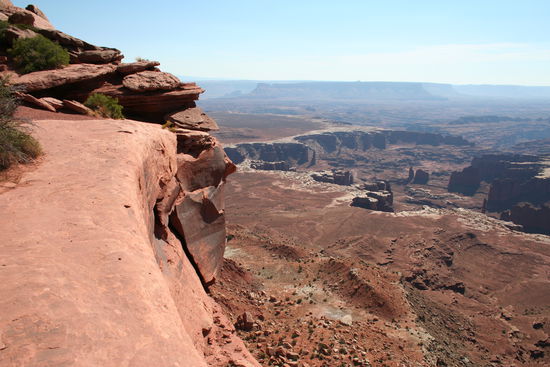 Da kann man erahnen, wie tief es runter geht...