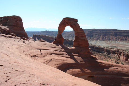 Da ist er: der Delicate Arch, Wahrzeichen von Utah!