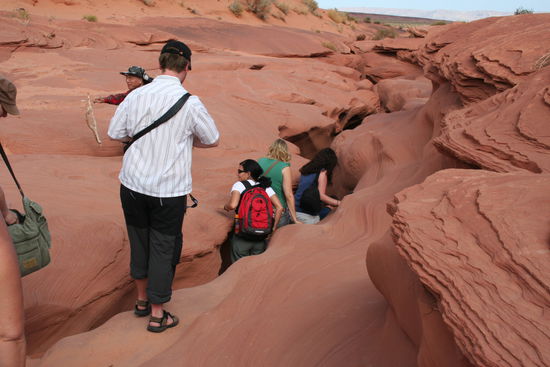 Eingang zum Lower Antelope Canyon