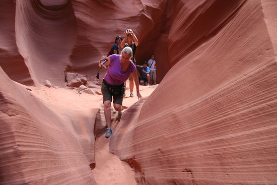 Klettereinlagen waren im Preis inbegriffen...