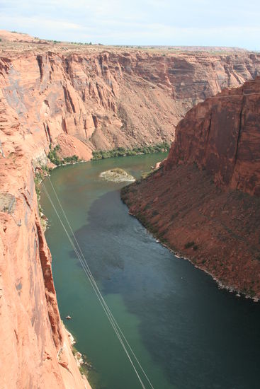 Colorado River hinter dem Staudamm
