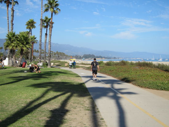 Strandpromenade in Santa Barbara