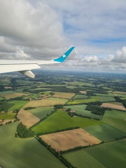 Zwischen den Wolken über dem Münsterland...