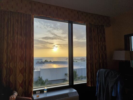 Aussicht vom Hotelfenster....