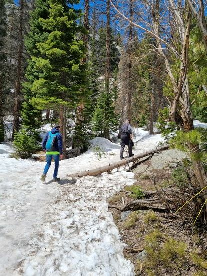 ... immer bergauf....