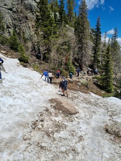 Mühsam geht es voran und manchmal auch ungewollt ganz schnell bergab...