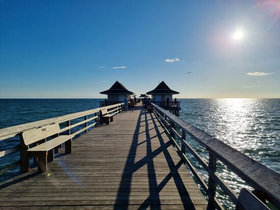 Naples Pier - vor Hurricane Ian....