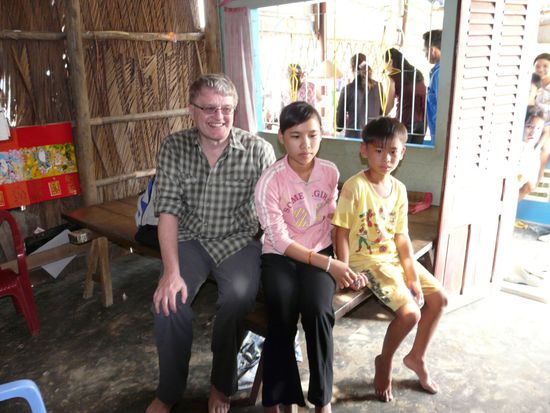 Huyen mit ihrem Bruder