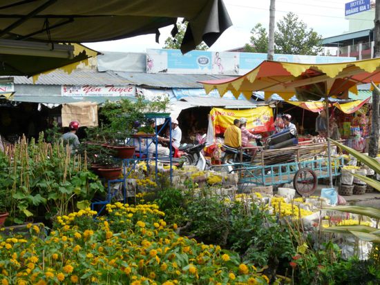 Blimenmarkt in Rach Gia
