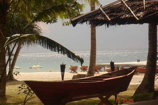 Das war der Blick von unserem Lieblingsrestaurant aus.