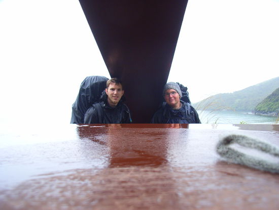 Wasser marsch am ersten Tag