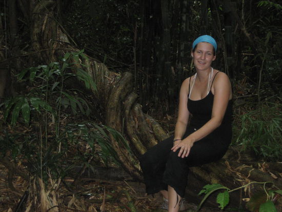 Sarah im National Park