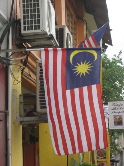 Die malayische Flagge