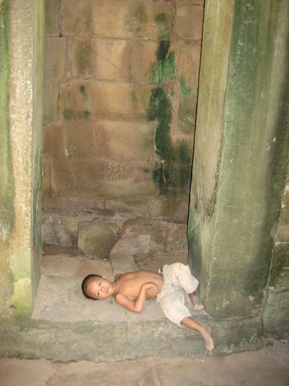 Kleiner Junge im Preah Khan