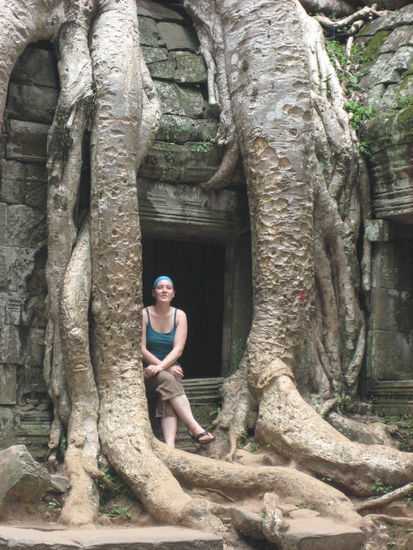 Anne in Ta Prohm