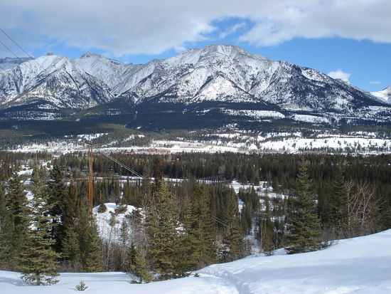 Blick auf Canmore.