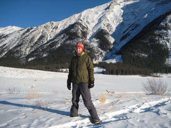 Es war mindestens -20 Grad kalt, daher gut eingepackt...