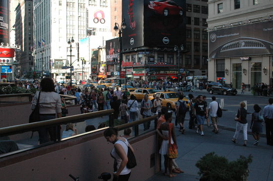 Gewusel um den Medison Square Garden