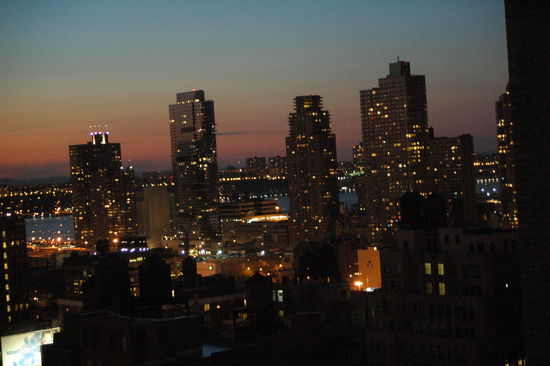 Blick aus unserem Hotelzimmer