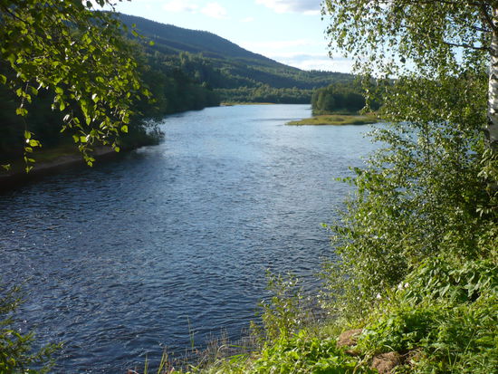 Der Klarälven bei Sysslebäck (Schweden)