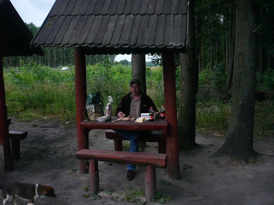 Kurze Rast irgendwo in Polen